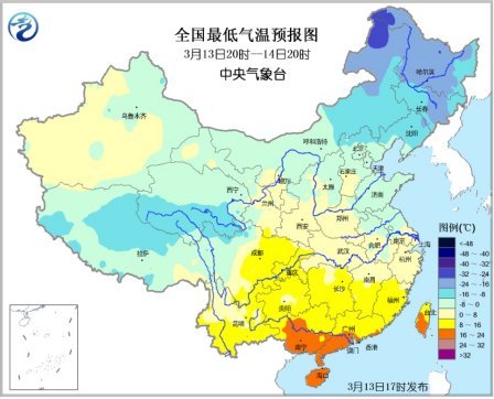 我国大部未来三天天气平稳 西北局地仍有浮尘